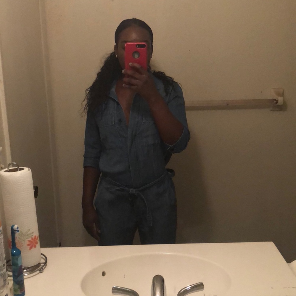 Denim jumpsuit